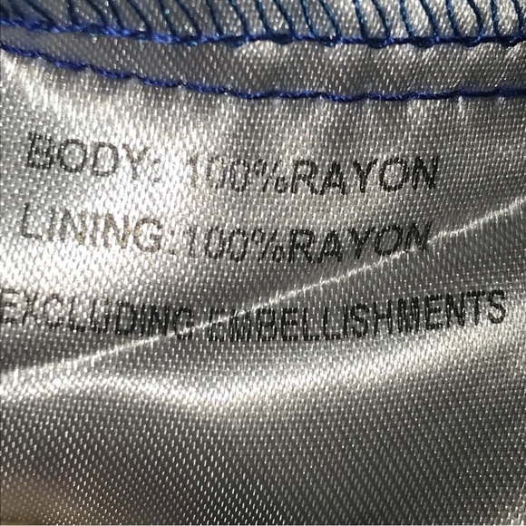 Princess Polly The Sting Blue Floral Mini Dress Young Ladies size 0 - Picture 5 of 5